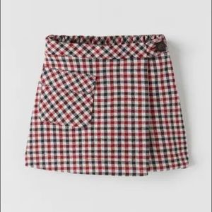 ZARA kids- plaid skort (8)